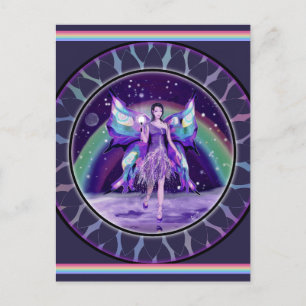 Carte postale Purple Rain Fairy
