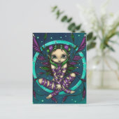 Carte postale "Purple Ribbon Fairy" (Debout devant)