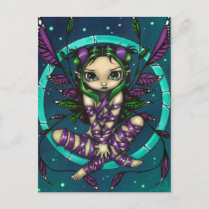 Carte postale "Purple Ribbon Fairy"