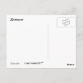 Carte postale Purple Spiderwort (Dos)