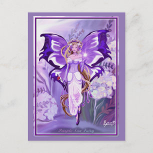 Carte Postale Purple Sun Fairy
