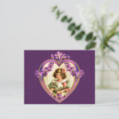 Carte postale Purple Valentine's Day (Debout devant)