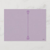 Carte postale Purple Valentine's Day (Dos)