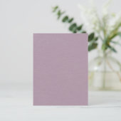 Carte Postale PurpleSolidPaper LIGHT MAUVE PURPLE SOLID COULEUR (Debout devant)