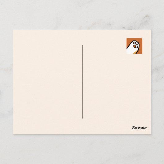 Carte Postale Purr-anormal Cat Cat mignonne Halloween Conception (Dos)