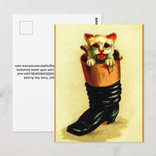 Carte Postale Puss (Devant / Derrière)