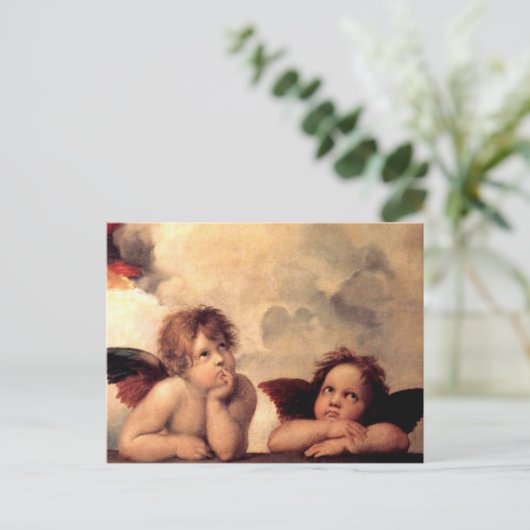 Carte postale Putti de Rafael (Debout devant)