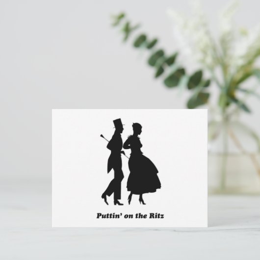 Carte Postale Puttin' on the Ritz (Debout devant)