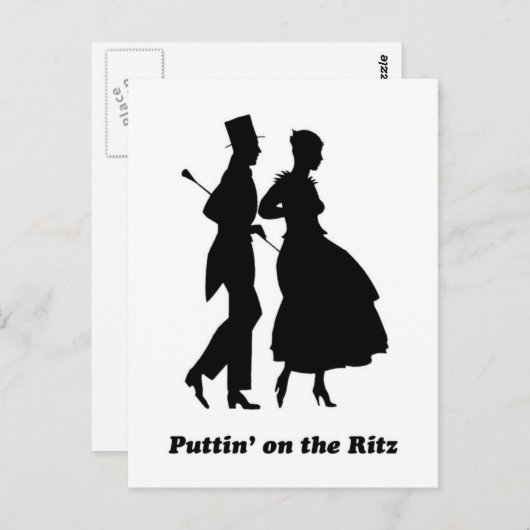 Carte Postale Puttin' on the Ritz (Devant / Derrière)
