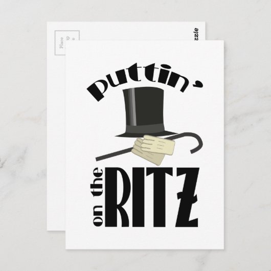 Carte Postale Puttin Ritz (Devant / Derrière)