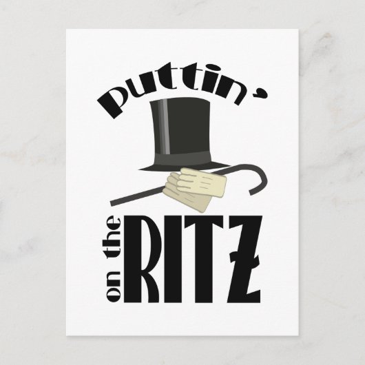 Carte Postale Puttin Ritz (Devant)