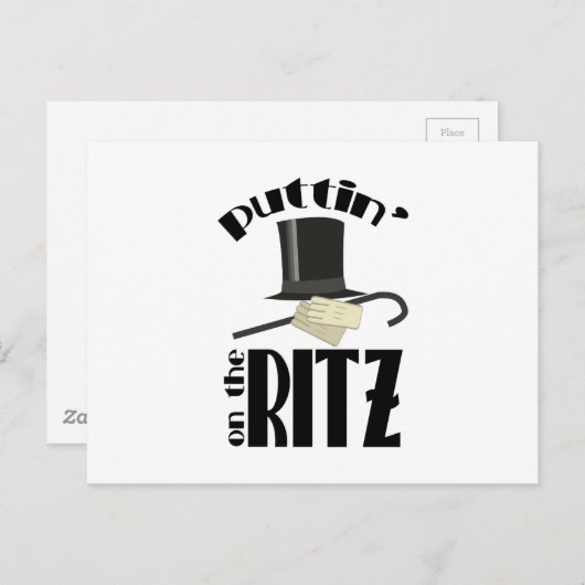 Carte Postale Puttin Ritz (Devant / Derrière)