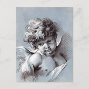Carte Postale Putto 2 (vers 1756-1776) de Gilles Demarteau.