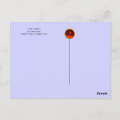 Carte Postale Putto dans un ciel bleu déverse une cascade de fle (Dos)