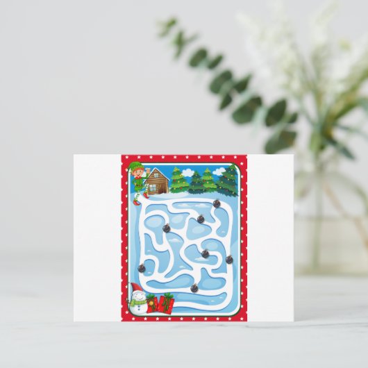 Carte Postale Puzzle (Debout devant)