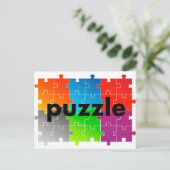 Carte Postale puzzle パズル (Debout devant)