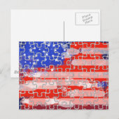 Carte Postale puzzle américain (Devant / Derrière)