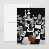 Carte Postale Puzzle d'échecs (Devant / Derrière)
