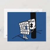 Carte Postale Puzzle manquant (Devant / Derrière)