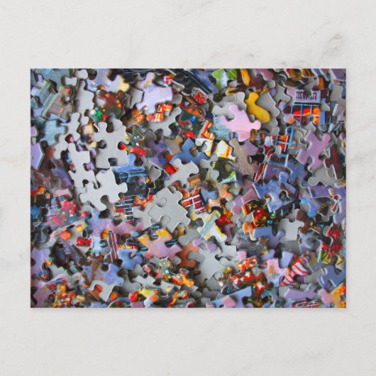 Carte Postale Puzzle pieces de Jigsaw (Devant)