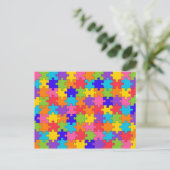 Carte Postale Puzzle Puzzle Puzzle Puzzle (Debout devant)
