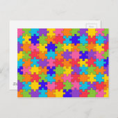 Carte Postale Puzzle Puzzle Puzzle Puzzle (Devant / Derrière)