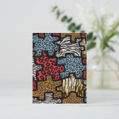 Carte Postale Puzzle Rockabilly Impression Animale RAB (Debout devant)