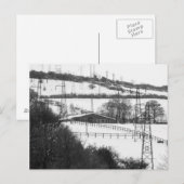 Carte postale Pylons électriques (Devant / Derrière)