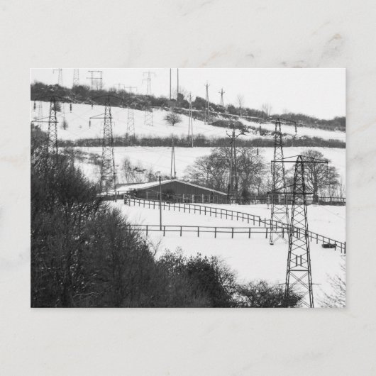 Carte postale Pylons électriques (Devant)