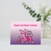 Carte Postale Pynky le dragon (Debout devant)