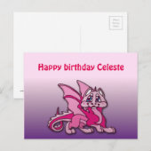 Carte Postale Pynky le dragon (Devant / Derrière)