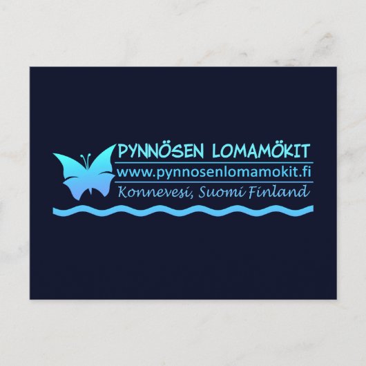 Carte postale Pynnösen Lomamökit - personnaliser (Devant)