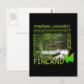 Carte postale Pynnösen Lomamökit - personnaliser (Devant / Derrière)
