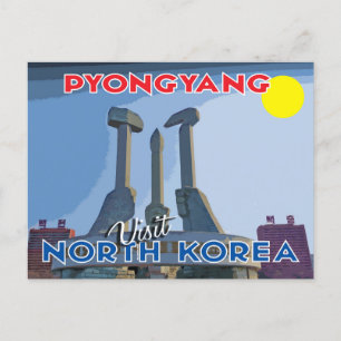 Carte Postale Pyongyang, visite la Corée du Nord