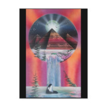 Carte postale Pyramide.