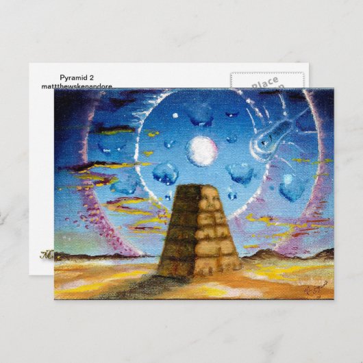 Carte Postale pyramide2 (Devant / Derrière)