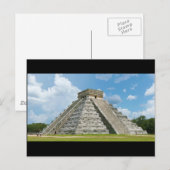 Carte Postale Pyramide de Chichen Itza El Castillo de Kukulcan (Devant / Derrière)