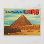 Carte Postale Pyramide de Gizeh Le Caire Égypte (Devant)