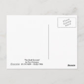 Carte Postale Pyramide des crânes (Dos)