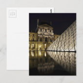 Carte Postale Pyramide du Louvre 3 (Devant / Derrière)