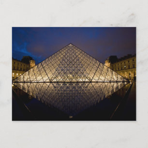 Carte Postale Pyramide du Louvre par l'architecte I.M. Pei à