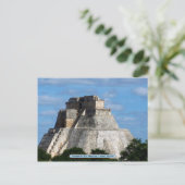 Carte Postale Pyramide Du Magicien, Uxmal, Mexique (Debout devant)