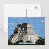 Carte Postale Pyramide Du Magicien, Uxmal, Mexique (Devant / Derrière)