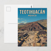 Carte Postale Pyramide du Soleil (Devant / Derrière)