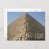Carte postale Pyramide égyptienne (Devant / Derrière)