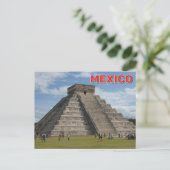 Carte Postale Pyramide El Castillo Au Mexique (Debout devant)