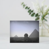 Carte Postale Pyramide et Sphinx (Debout devant)