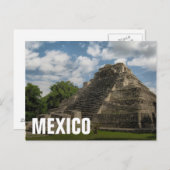 Carte Postale Pyramide maya (Devant / Derrière)