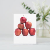 Carte Postale Pyramide rouge délicieux pommes (Debout devant)