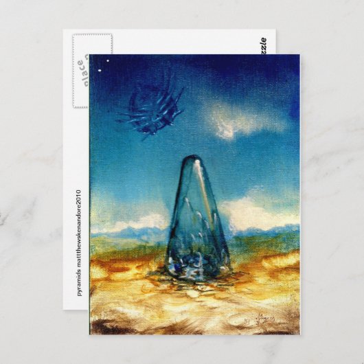 Carte Postale pyramides (Devant / Derrière)